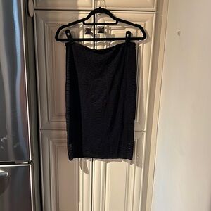 Express layered black skirt